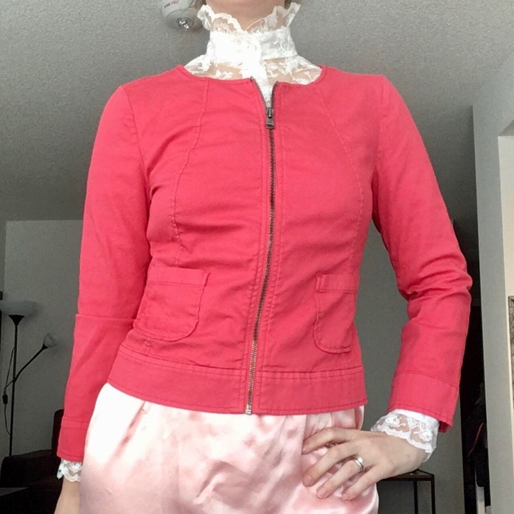 Women's Pink Jacket - Picture 3 of 4